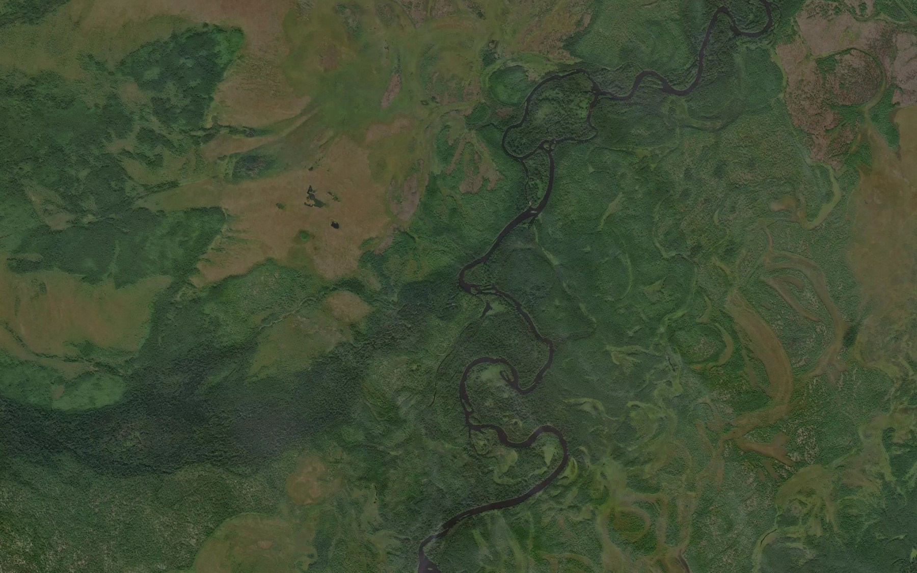 Satellite map of the Sovoyak