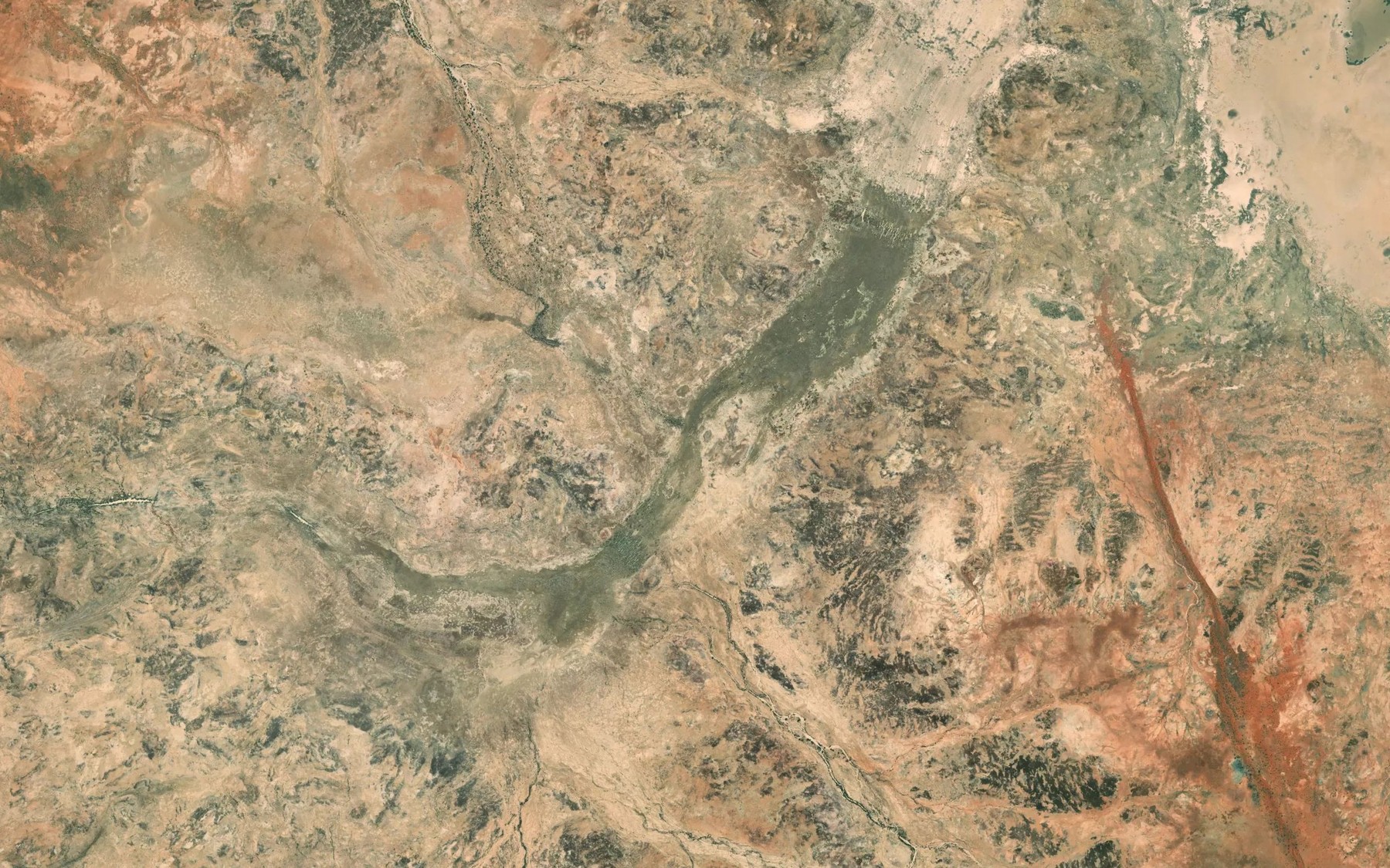 Satellite map of the Gilmour Creek
