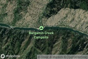 Satellite map of the Bargamin Creek
