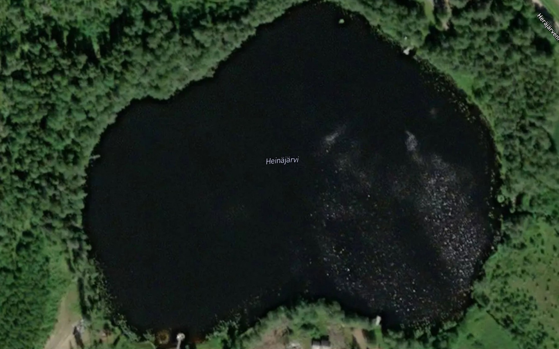 Satellite map of the Heinajarvi