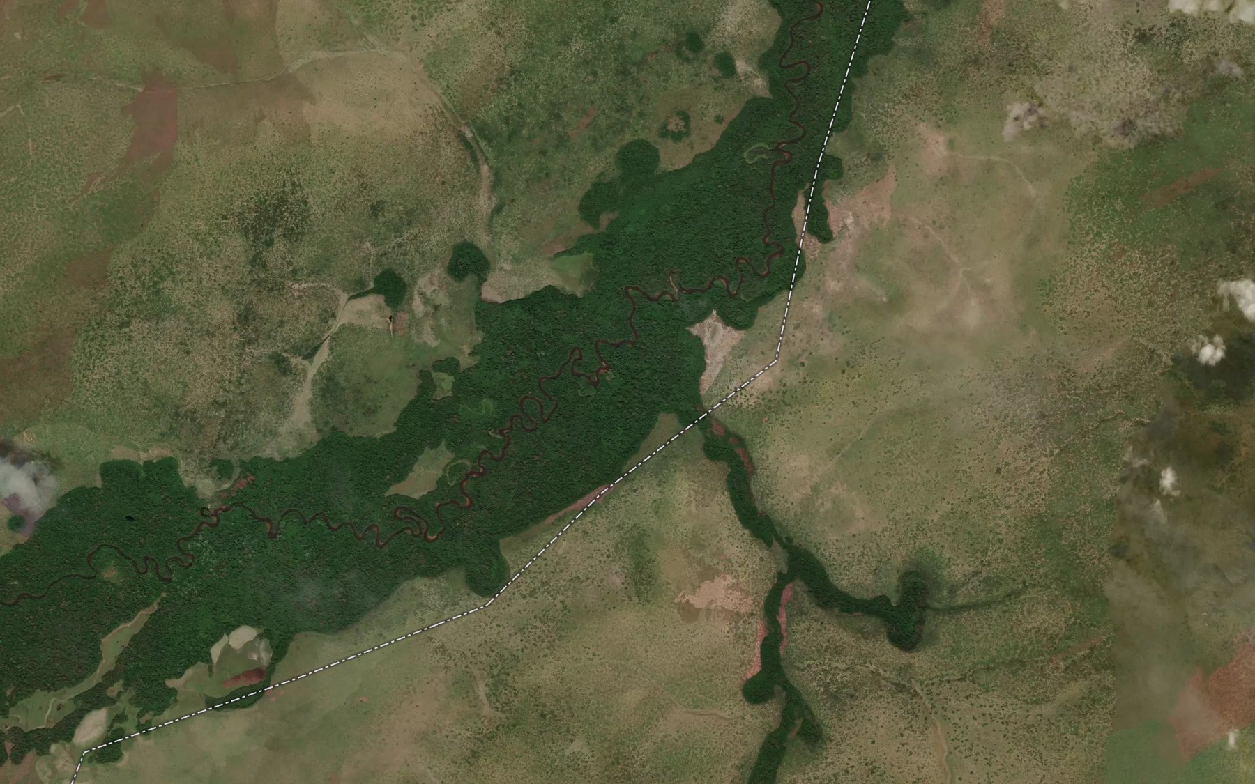 Satellite map of the Okene