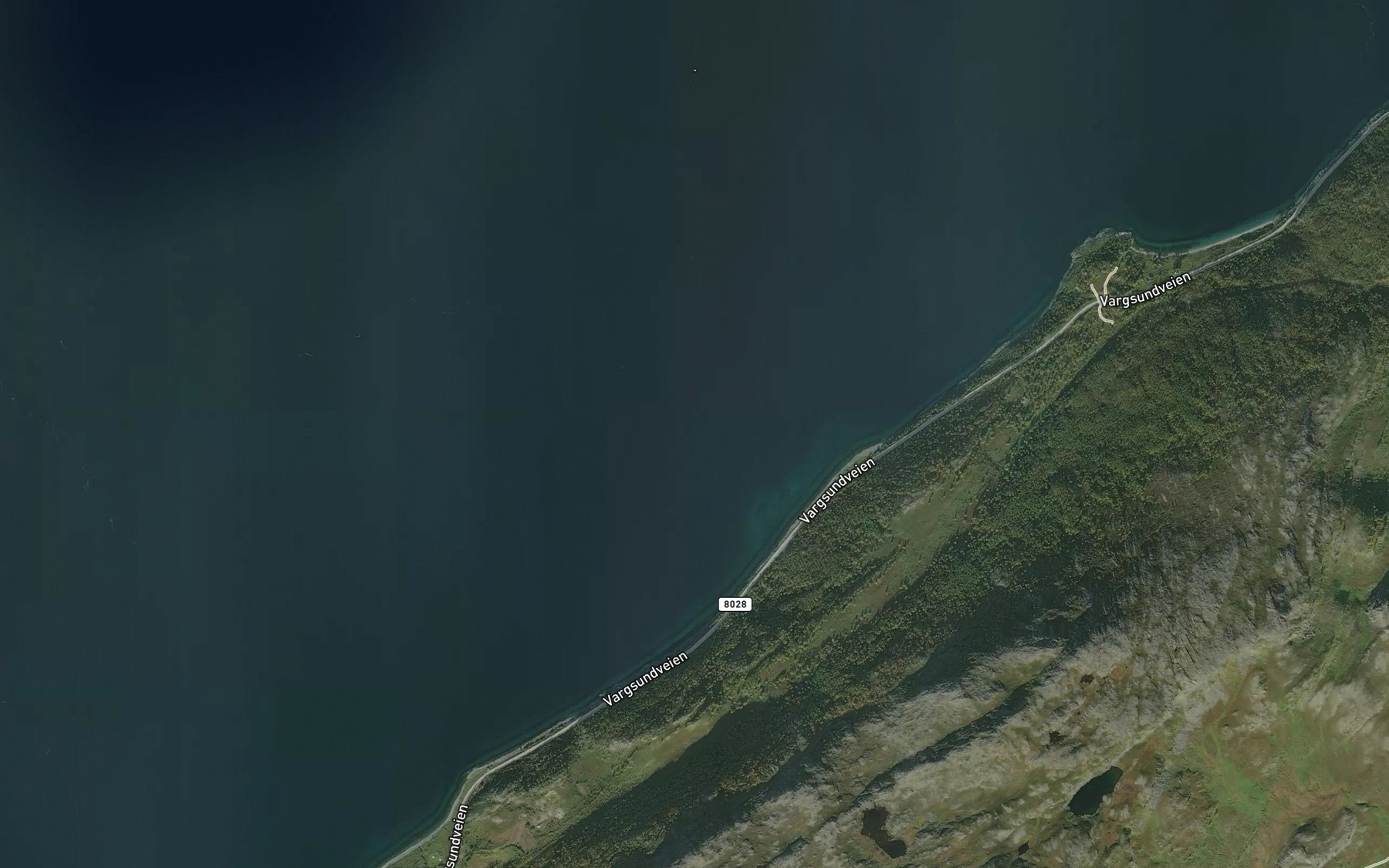 Satellite map of the Segelnesgrunnen