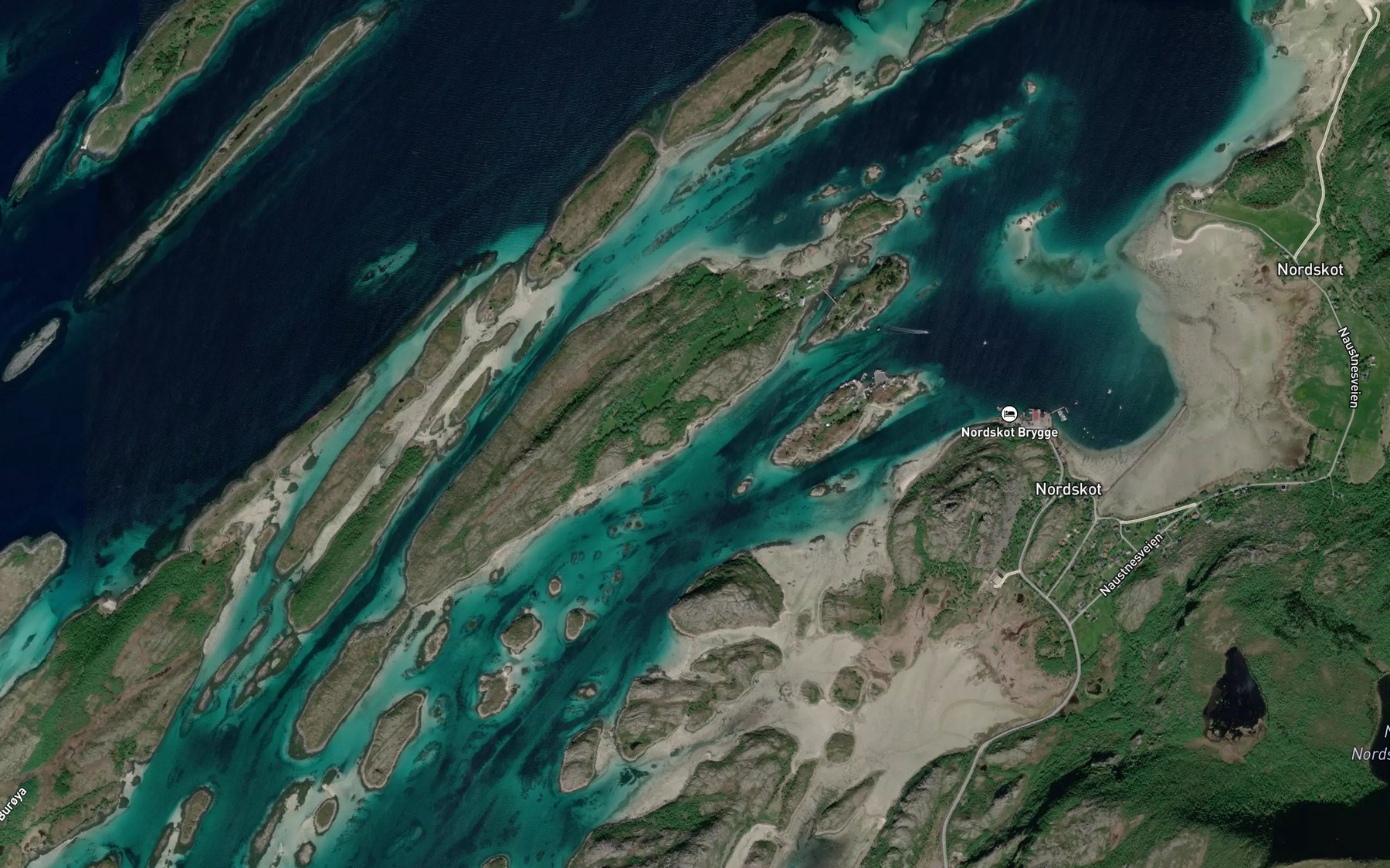 Satellite map of the Prestvika