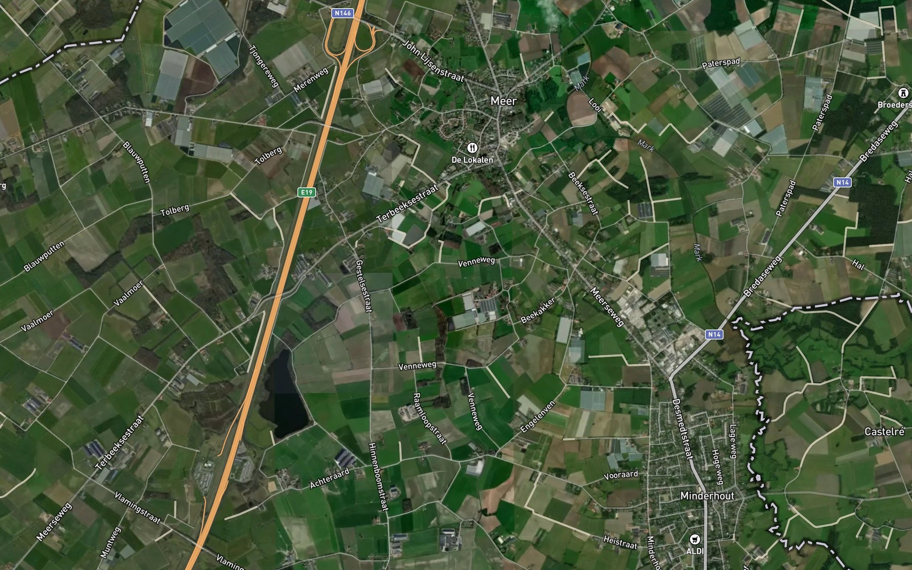 Satellite map of the Raamloop