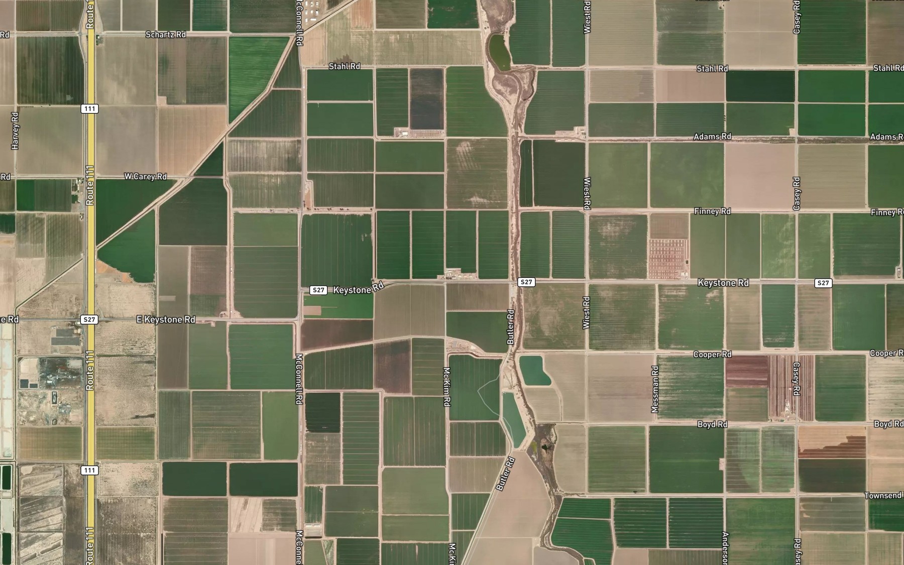 Satellite map of the Lateral Eight