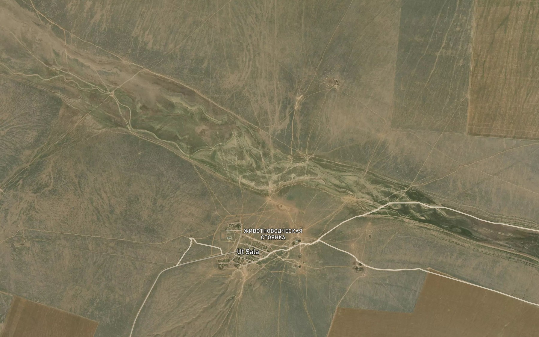 Satellite map of the Balka Khar-Zukha