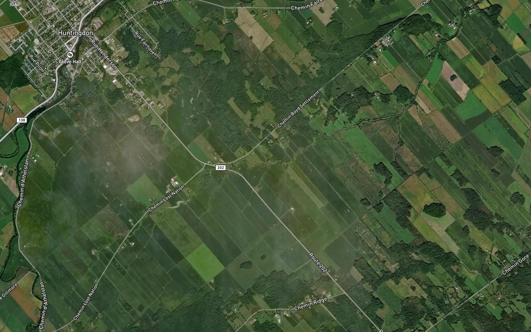 Satellite map of the Decharge Flynn