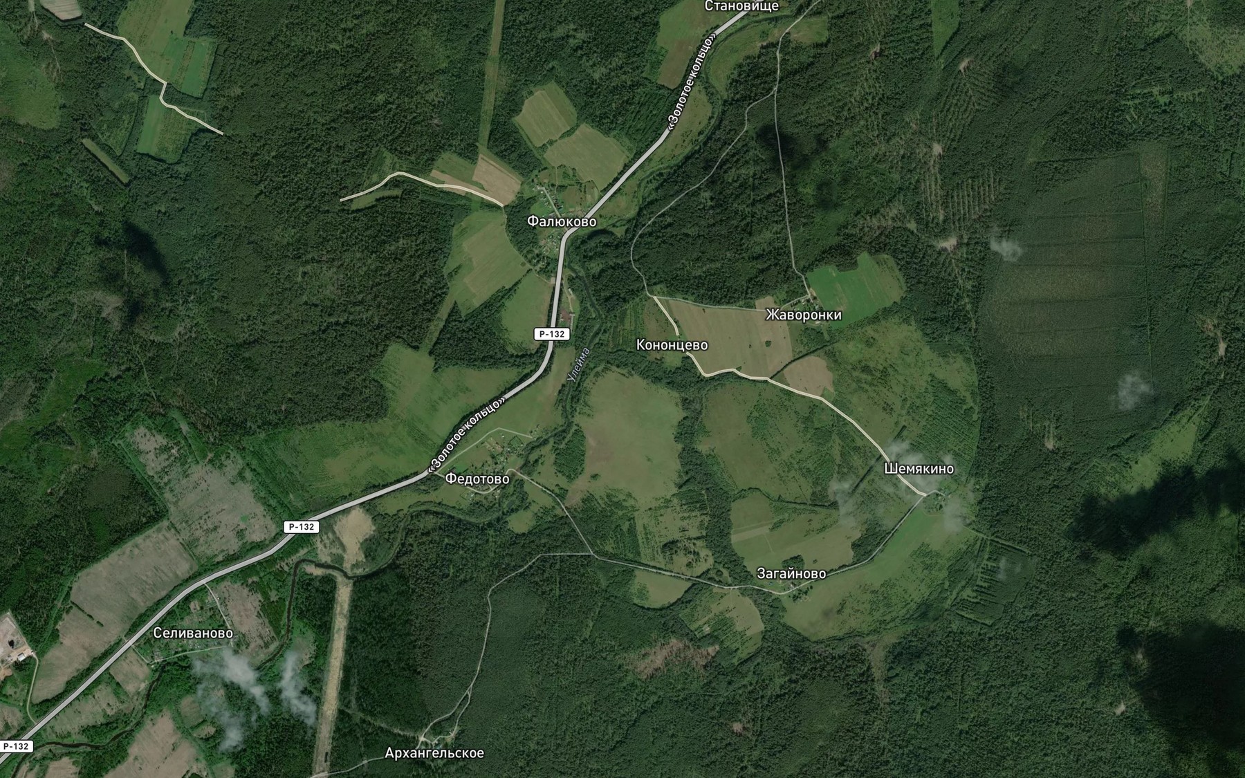 Satellite map of the Sabel'ka