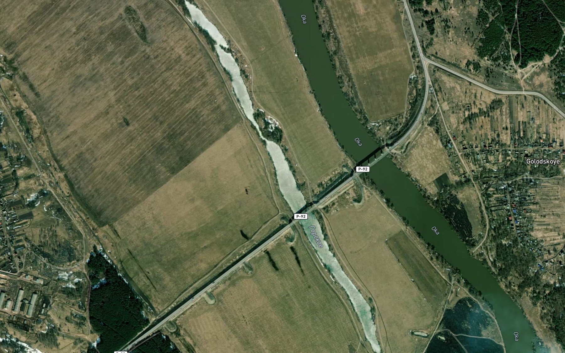Satellite map of the Ozero Gorskoye