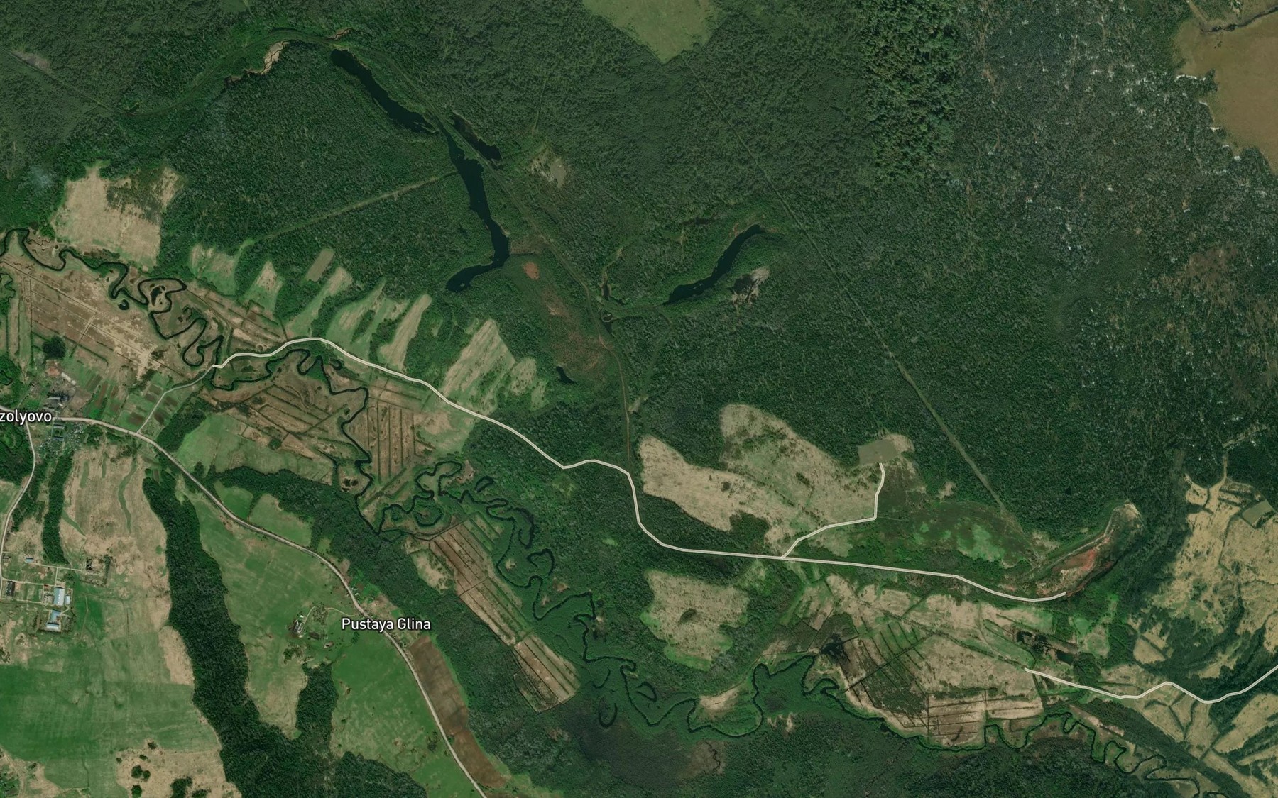 Satellite map of the Plessa