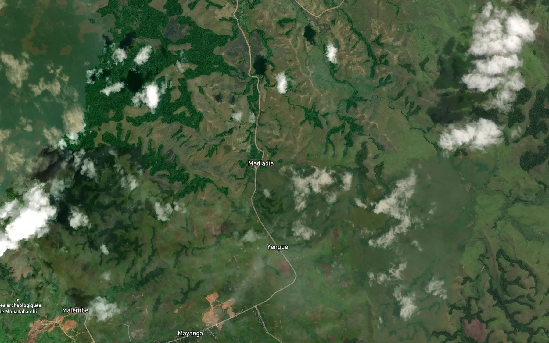 Satellite map of the Kendala