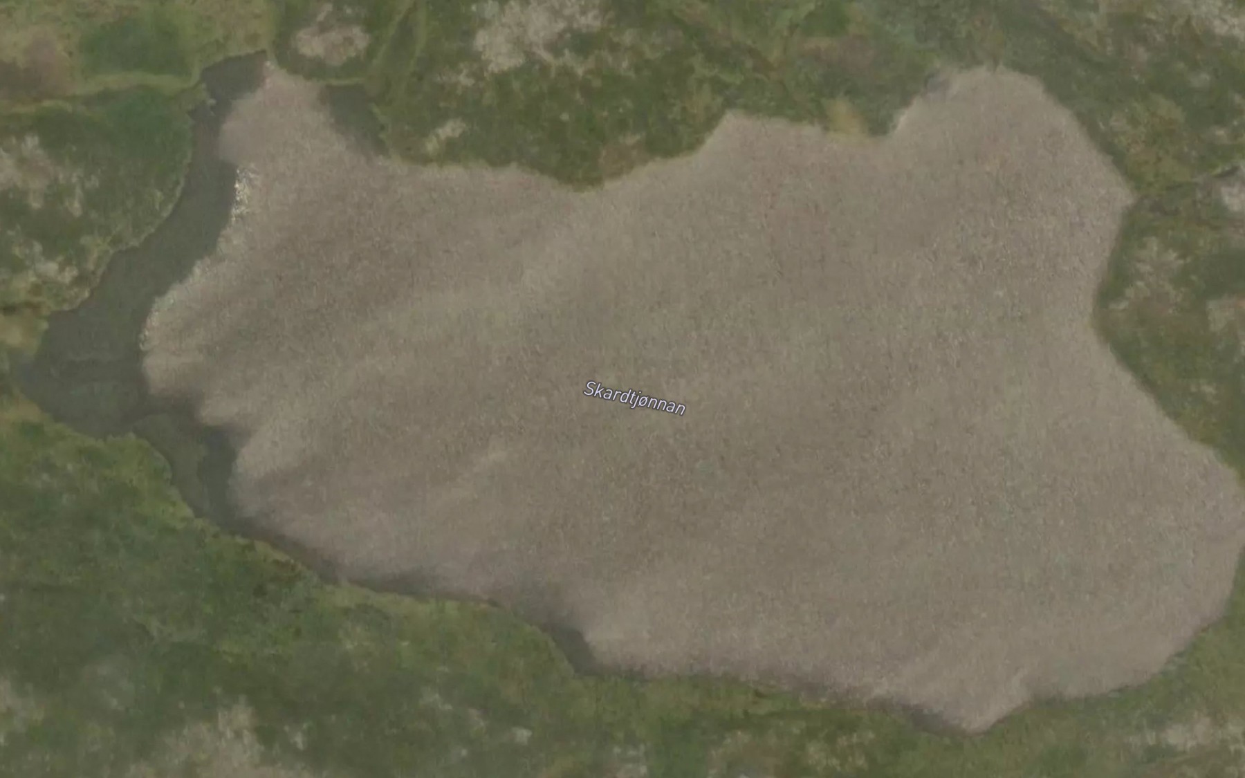 Satellite map of the Skardtjorna