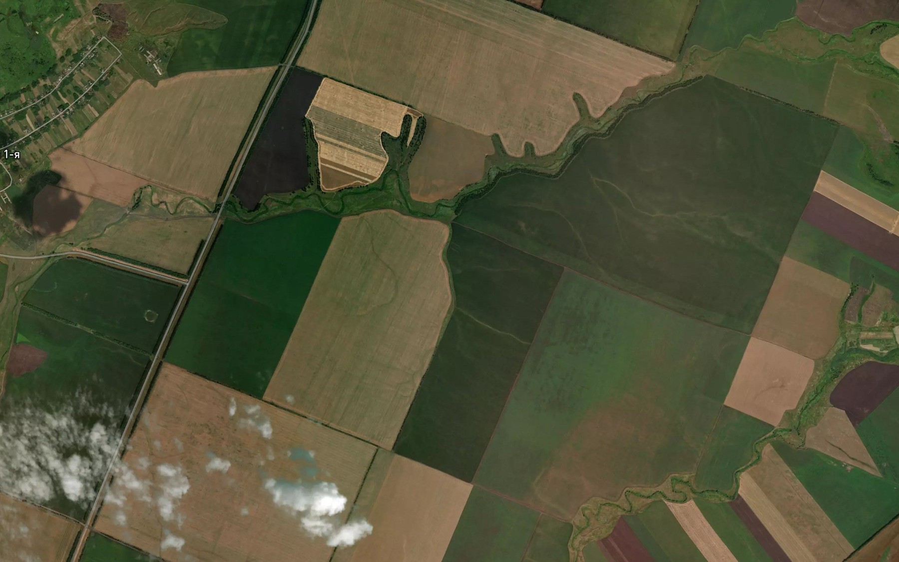 Satellite map of the Ovrag Krutaya Vershina