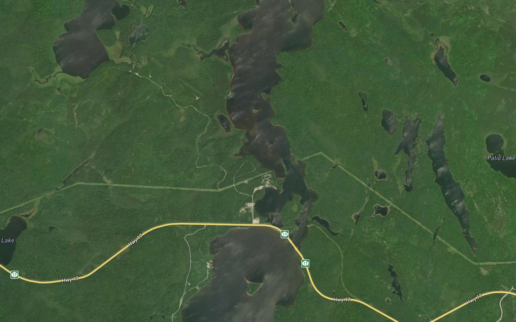 Satellite map of the The Narrows