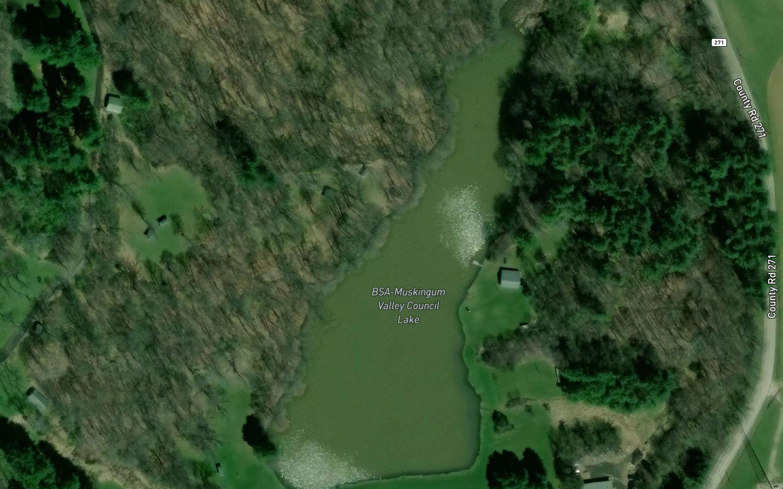 BSA-Muskingum Valley Council Lake