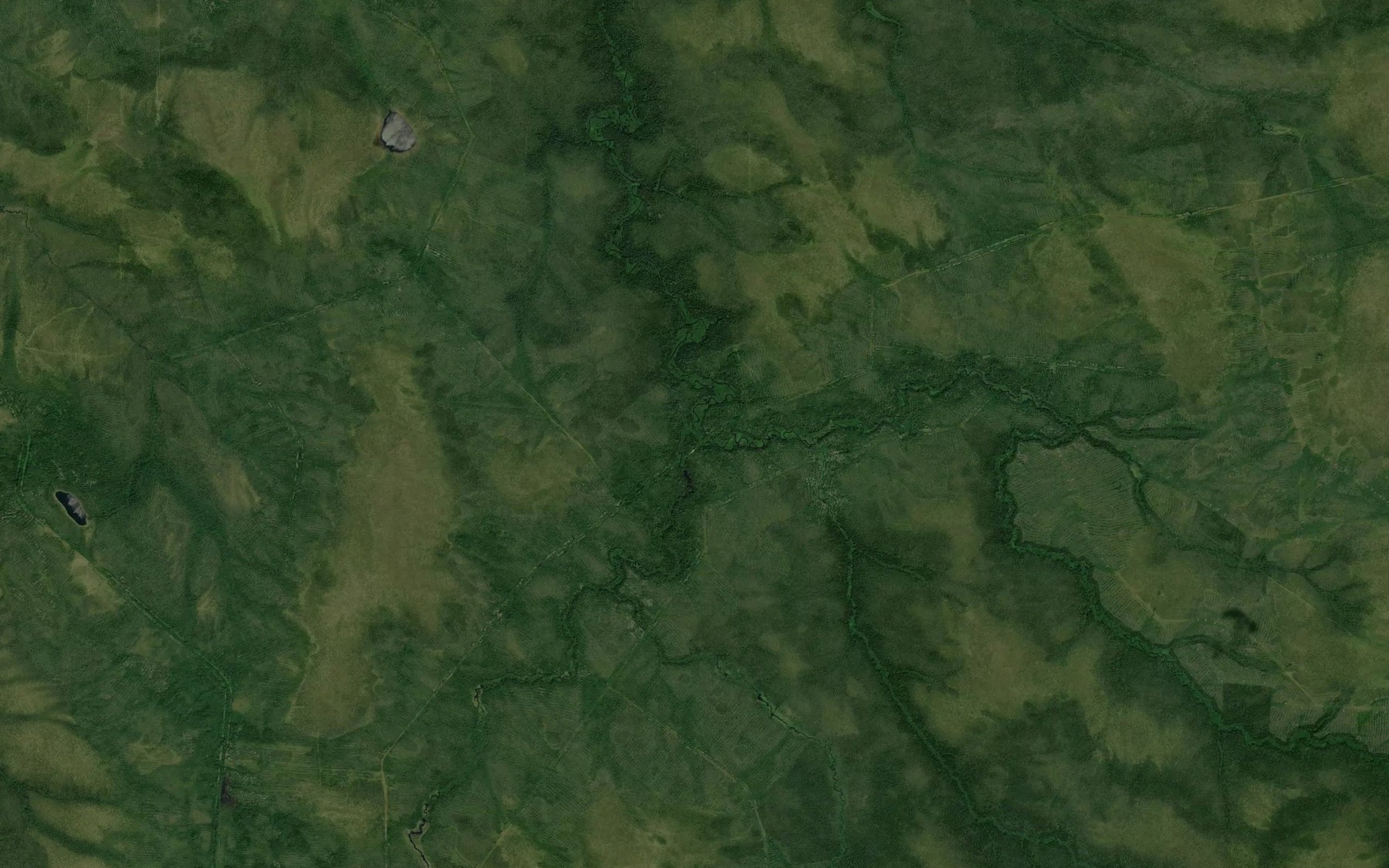 Satellite map of the Ruisseau Kaokikiwag