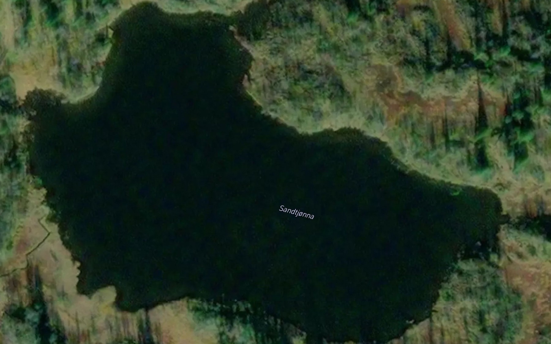 Satellite map of the Sandtjorna