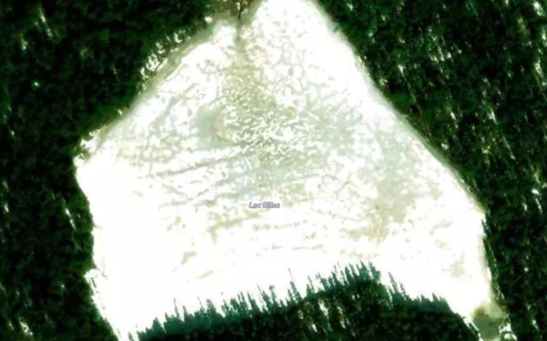 Satellite map of the Lac Gilles