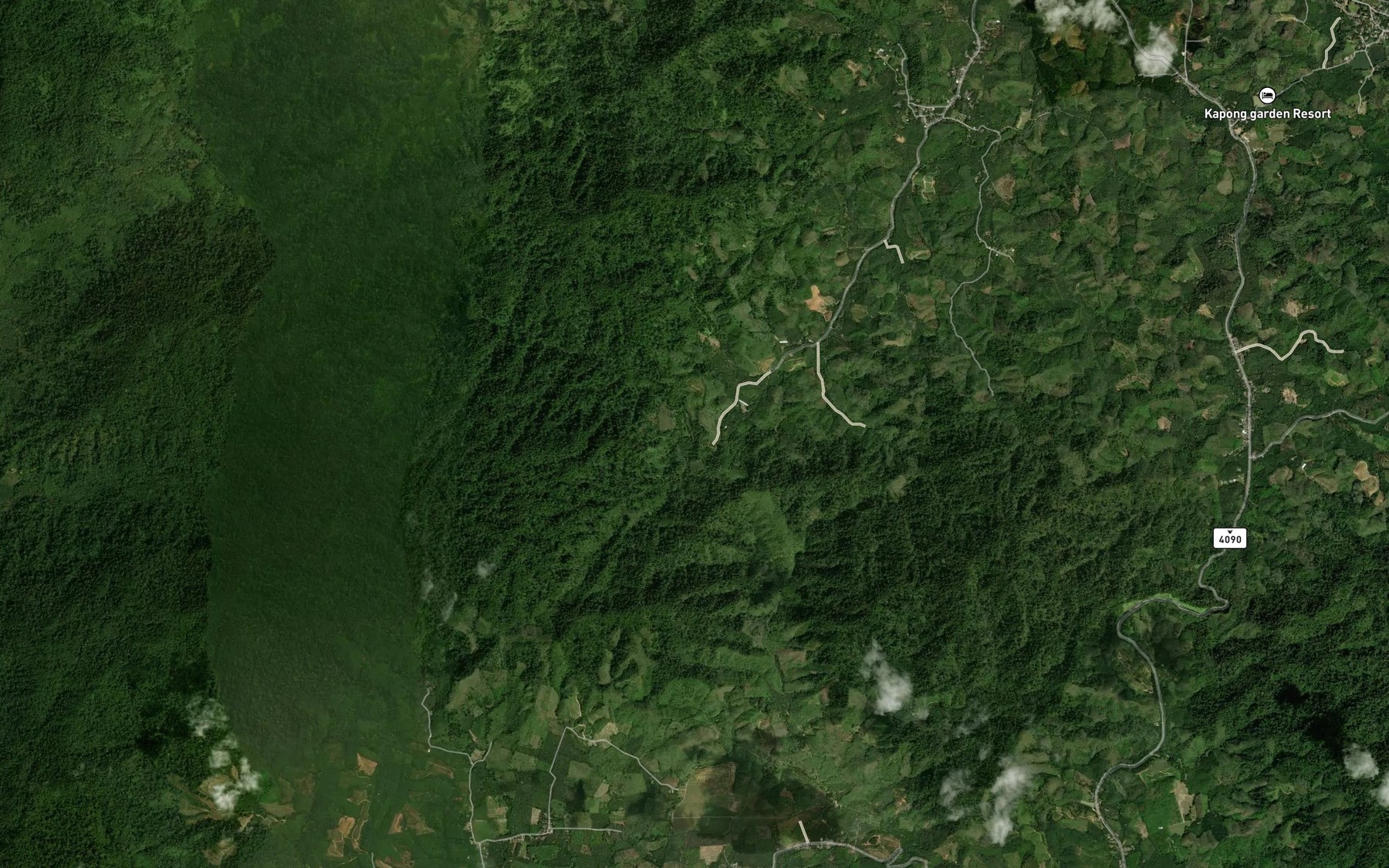Satellite map of the Nam Tok Saeng Thong