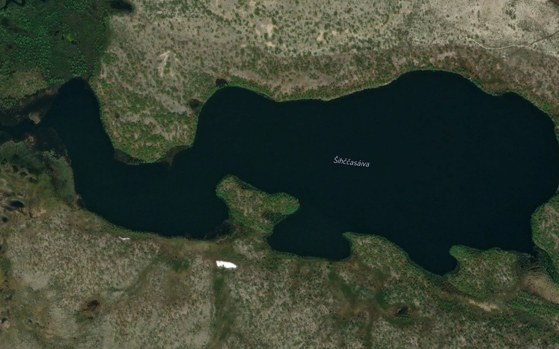 Satellite map of the Siccasaiva