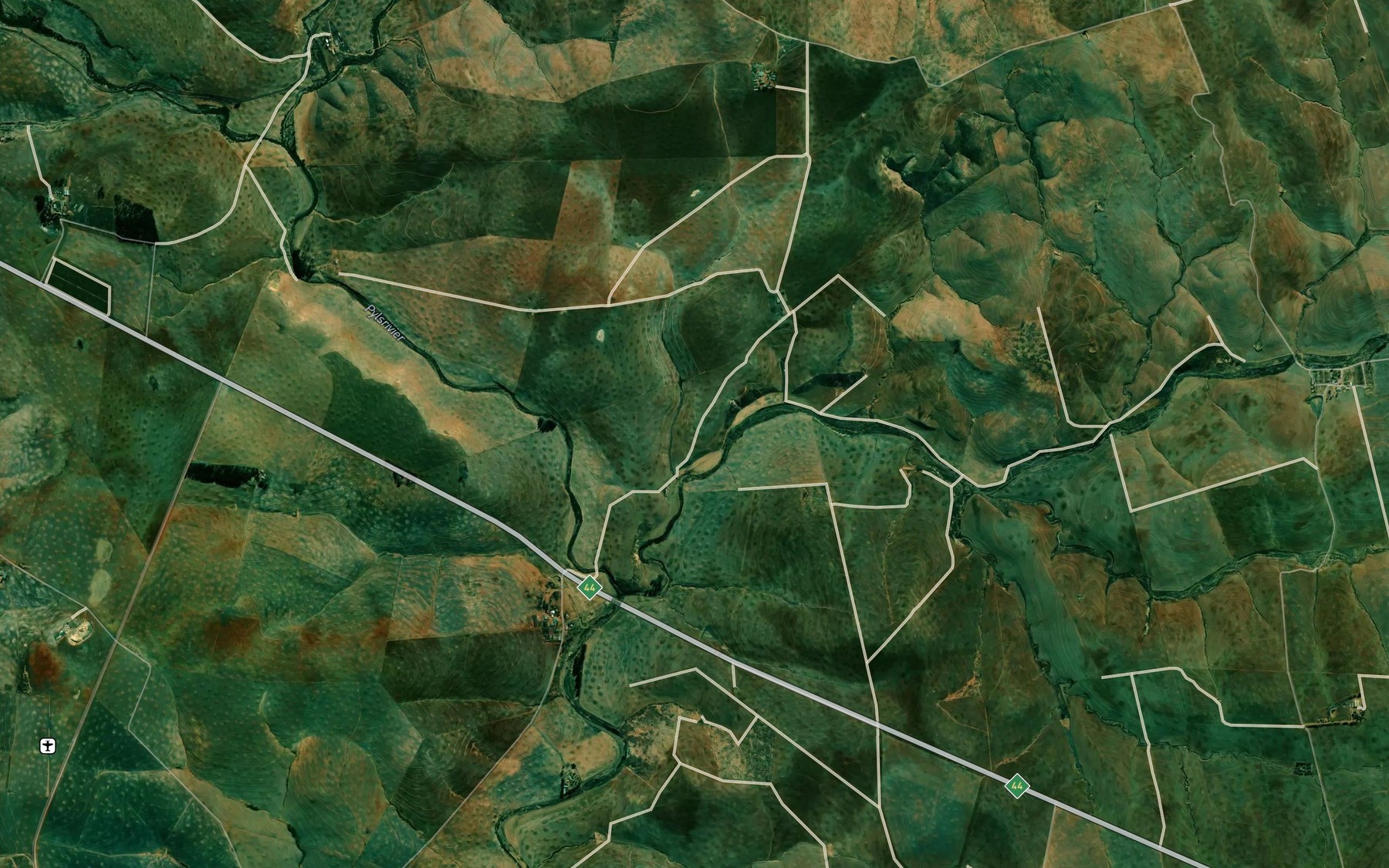 Satellite map of the Baviaanskloof