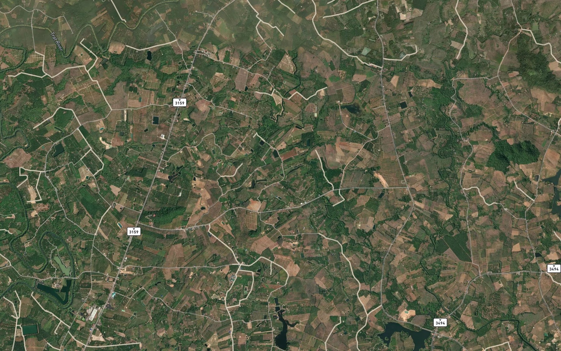 Satellite map of the Sa Kep Nam Ban Sak Raet