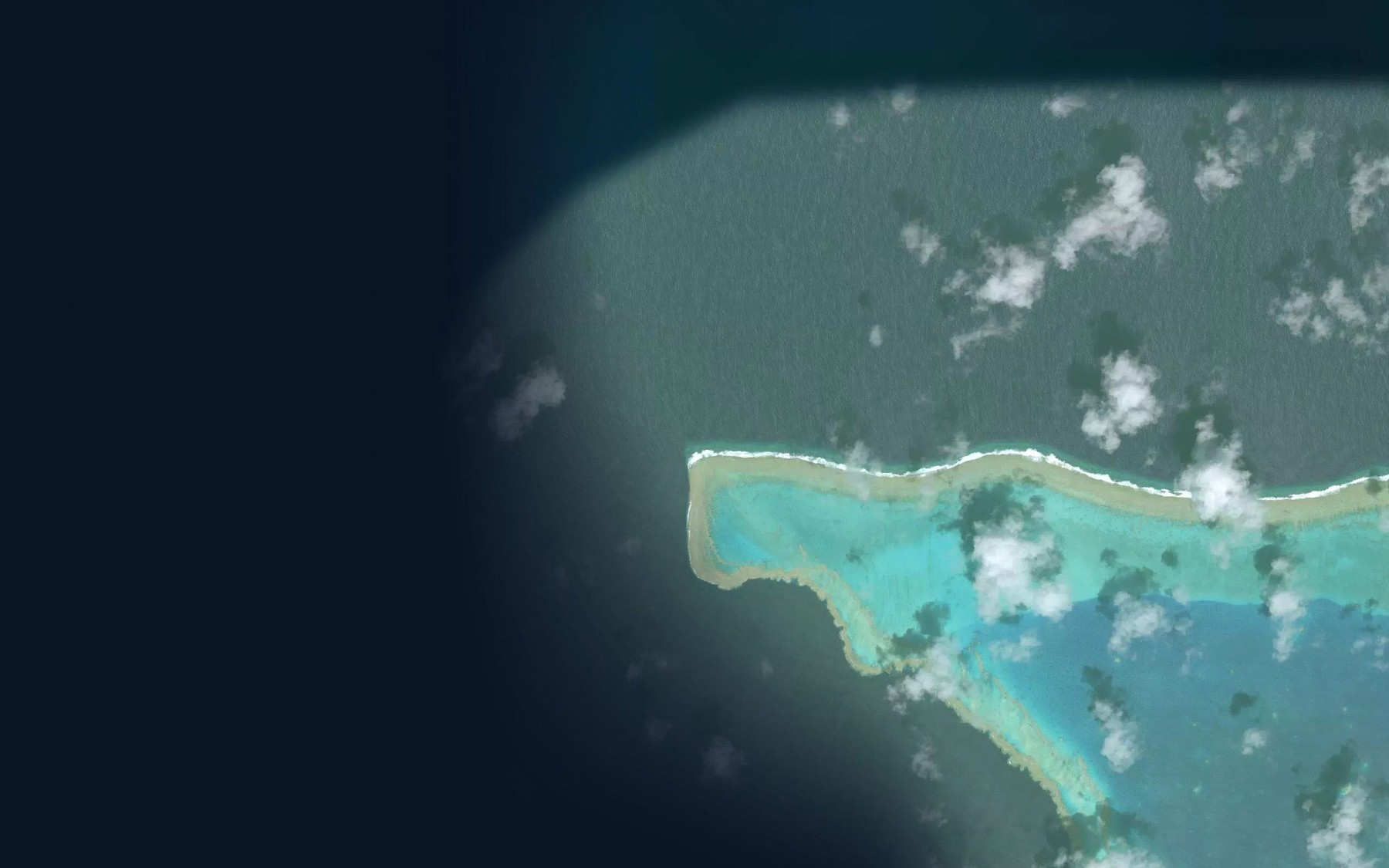 Satellite map of the Bokak Northwest Point