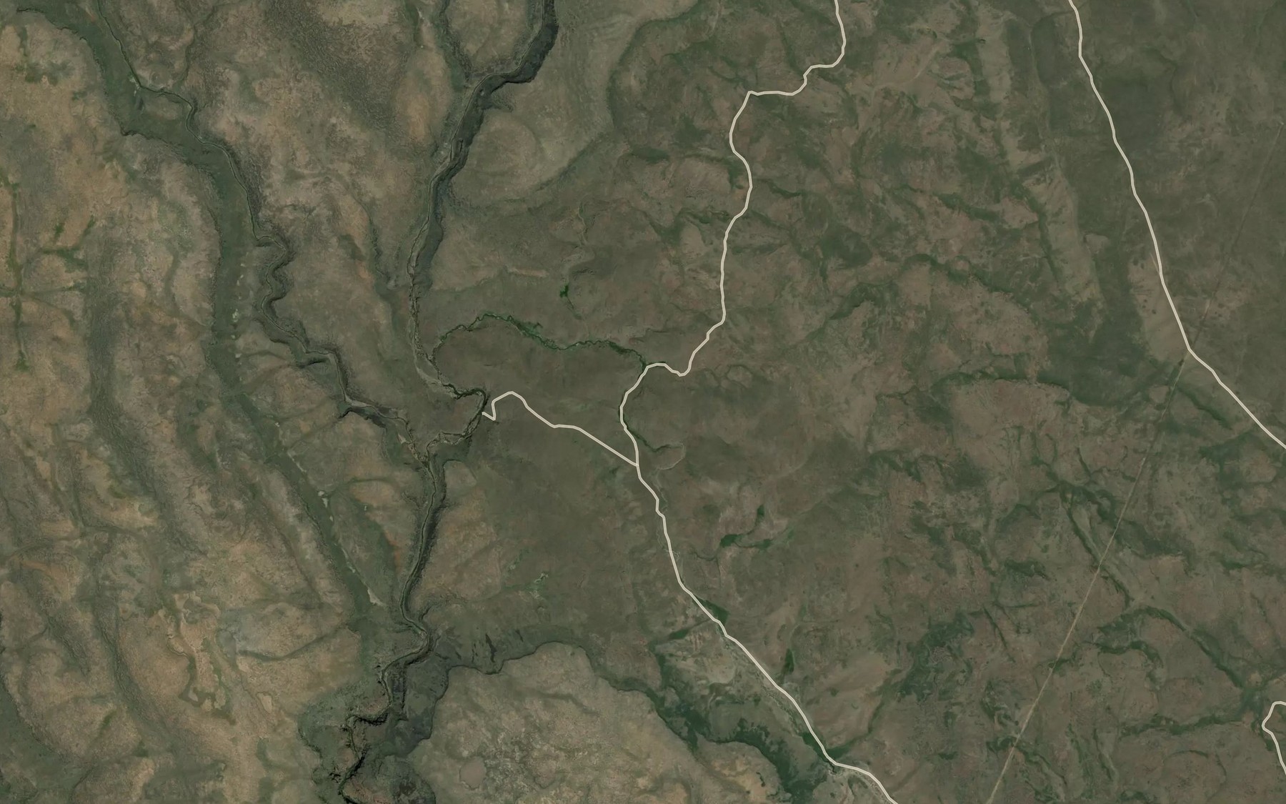 Satellite map of the Lost Valley Springs