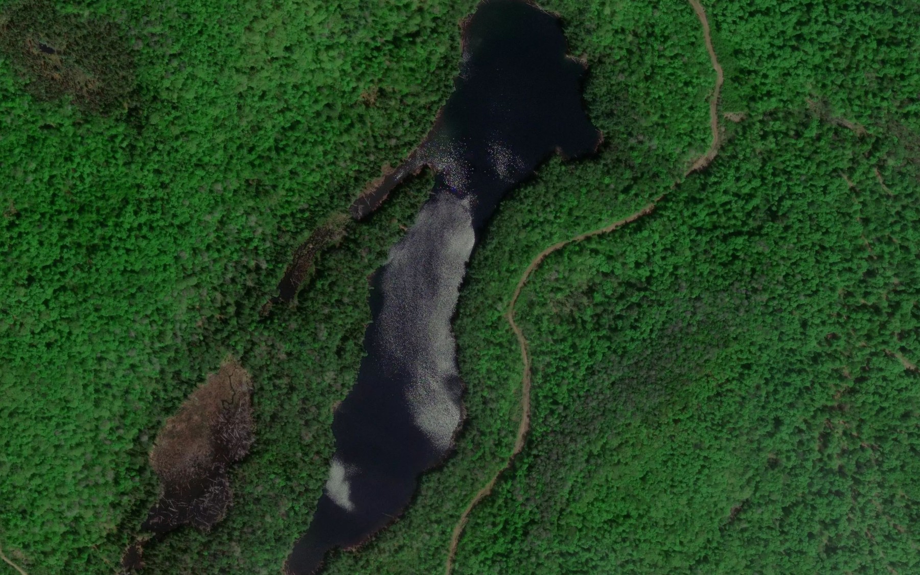 Satellite map of the Lac Scelier