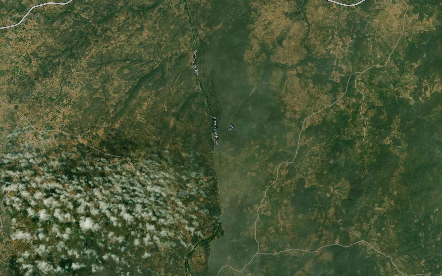 Satellite map of the Gudi
