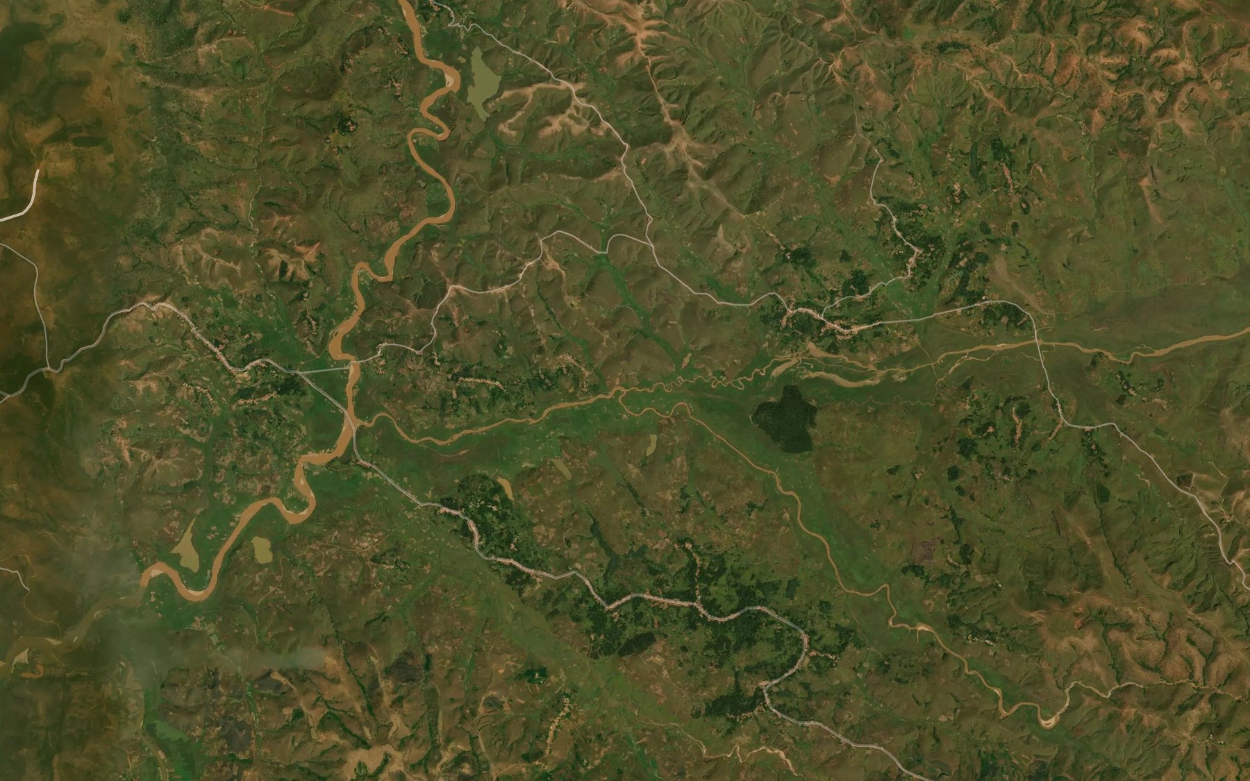 Satellite map of the Dule