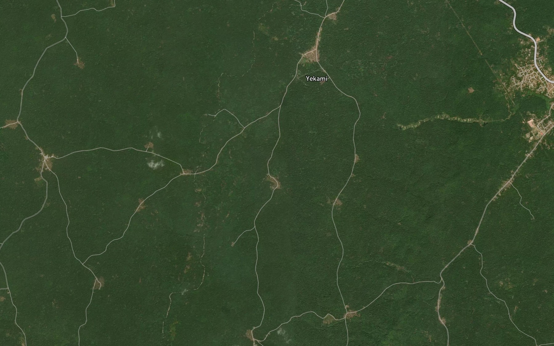 Satellite map of the River Ere