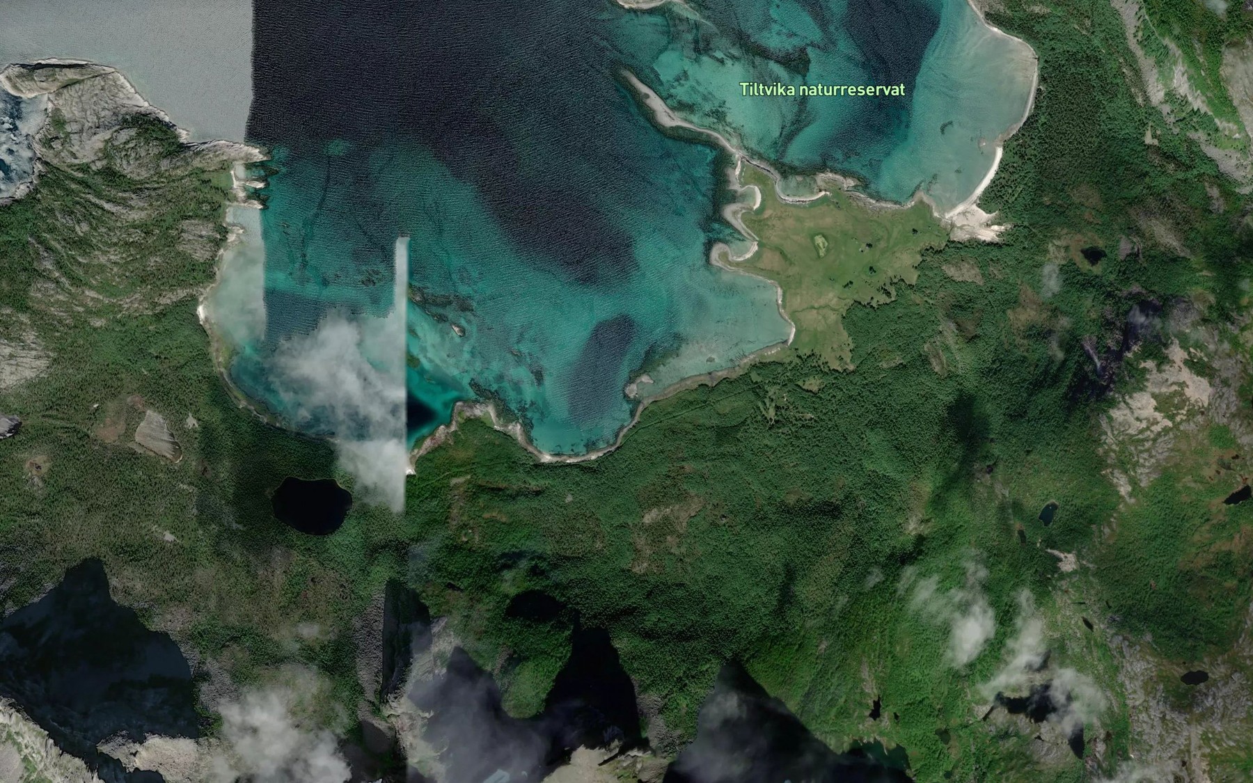 Satellite map of the Sorvika