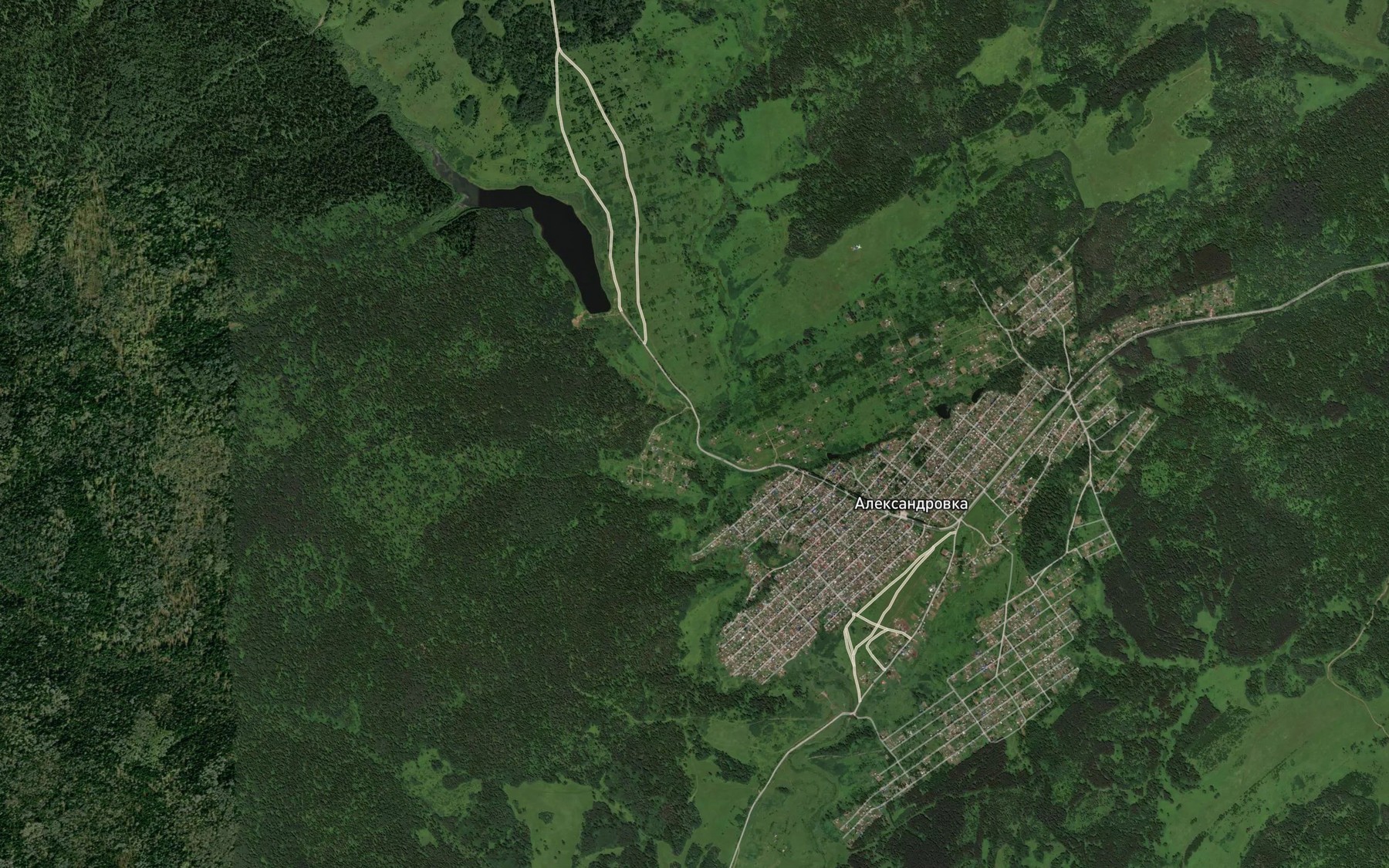 Satellite map of the Bol'shoy Ancherep