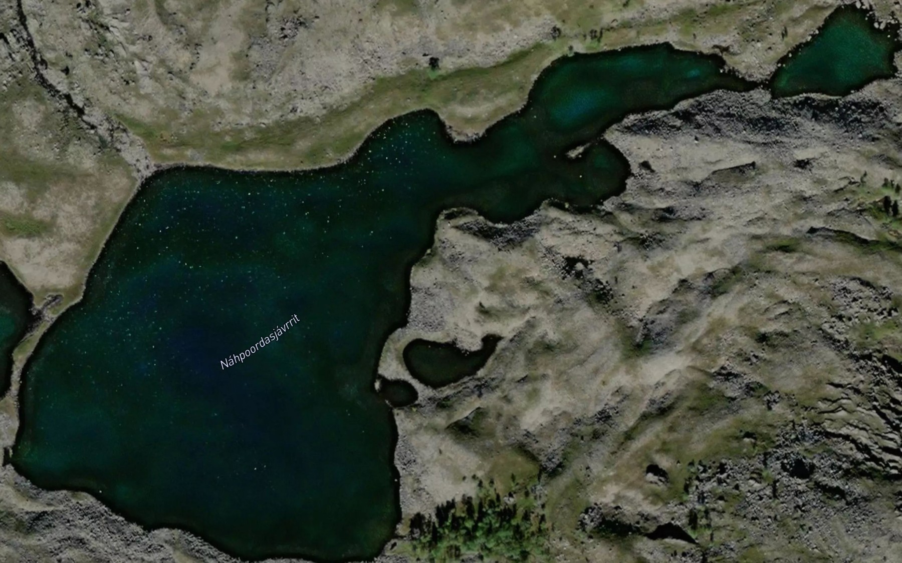 Satellite map of the Nahpoordasjavrrit