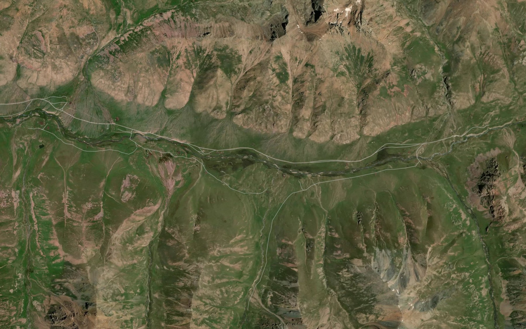 Satellite map of the Orto-Korumdu