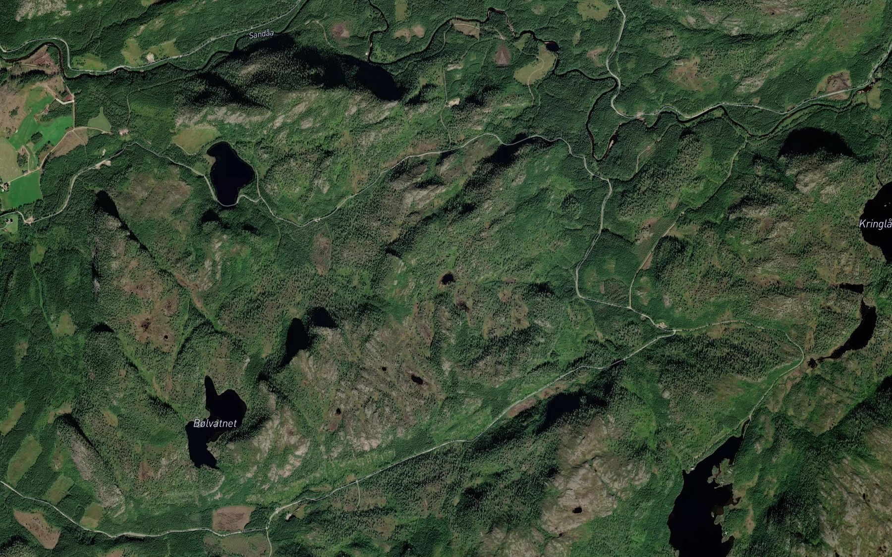 Satellite map of the Heimfjlltjonna