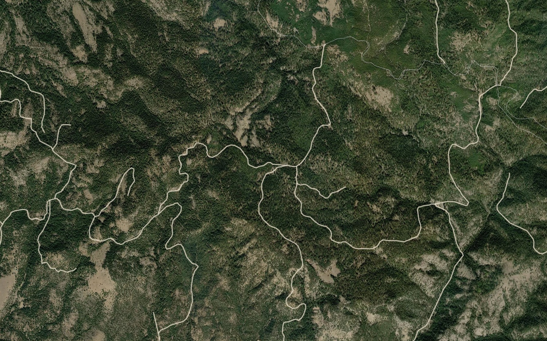 Satellite map of the Mud Spring