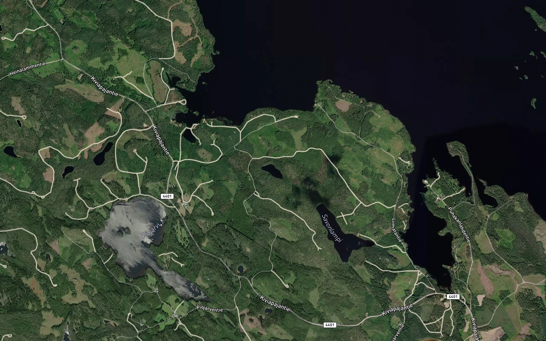 Satellite map of the Haukilampi