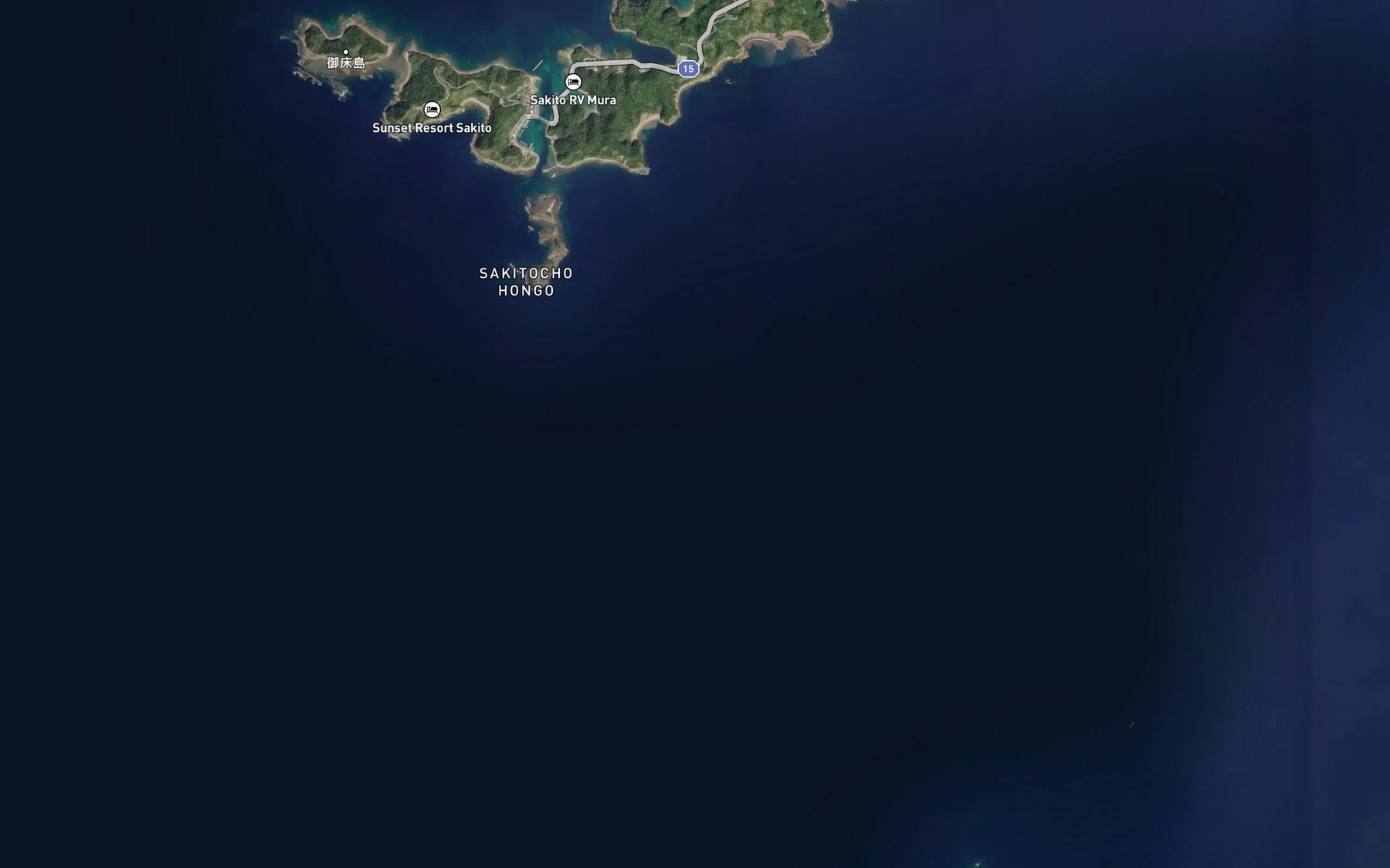 Satellite map of the Motoemon-dashi