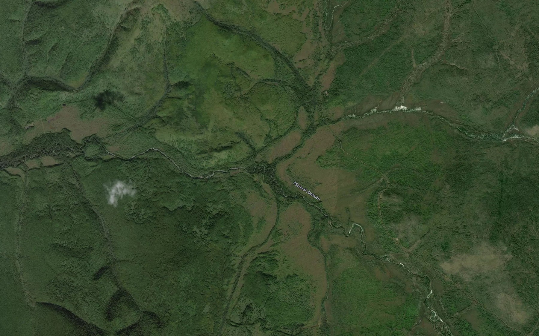 Satellite map of the Imeanakh