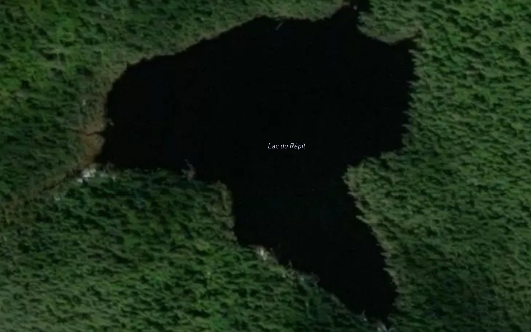 Satellite map of the Lac du Repit