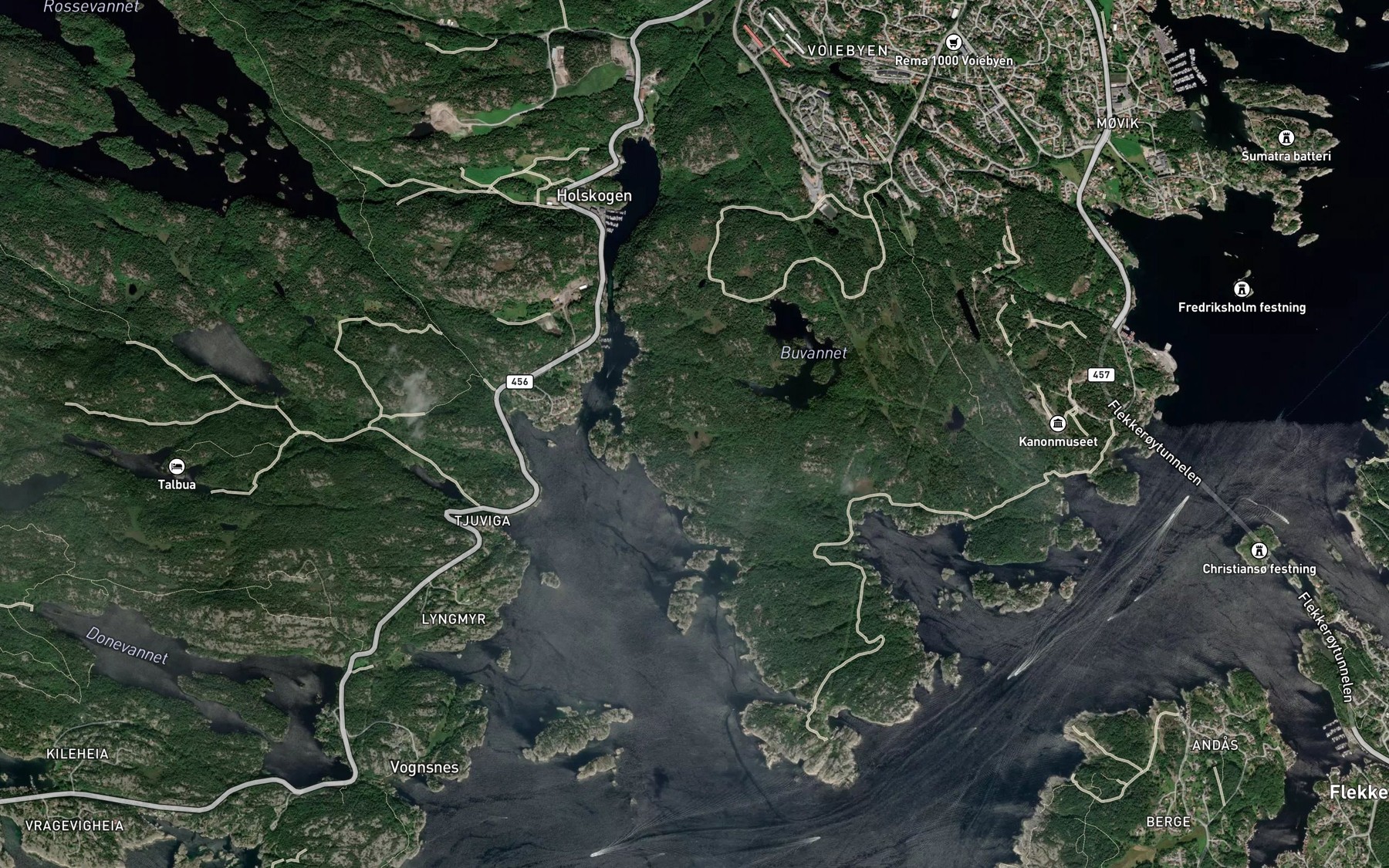Satellite map of the Royrmyrtjonn