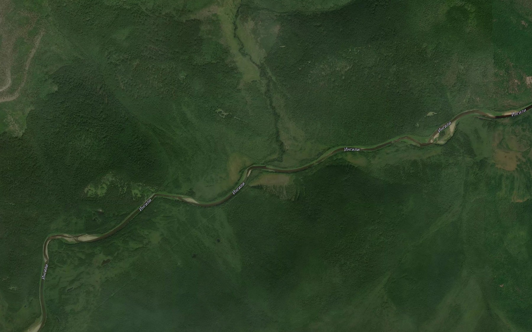 Satellite map of the Pavluchan