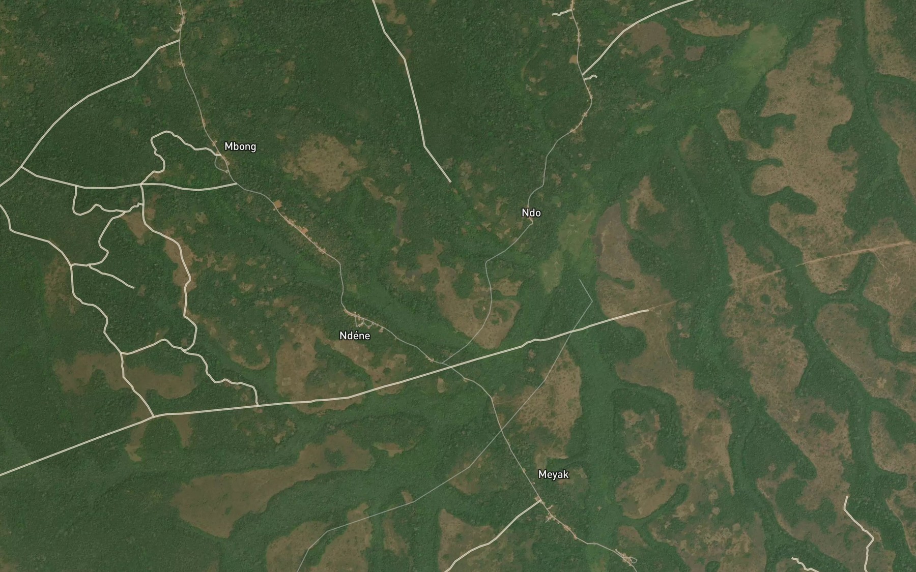 Satellite map of the Djoni