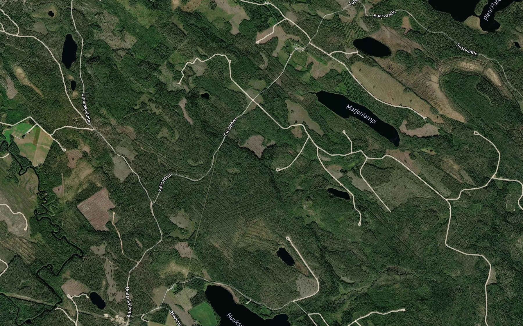Satellite map of the Riihipuro
