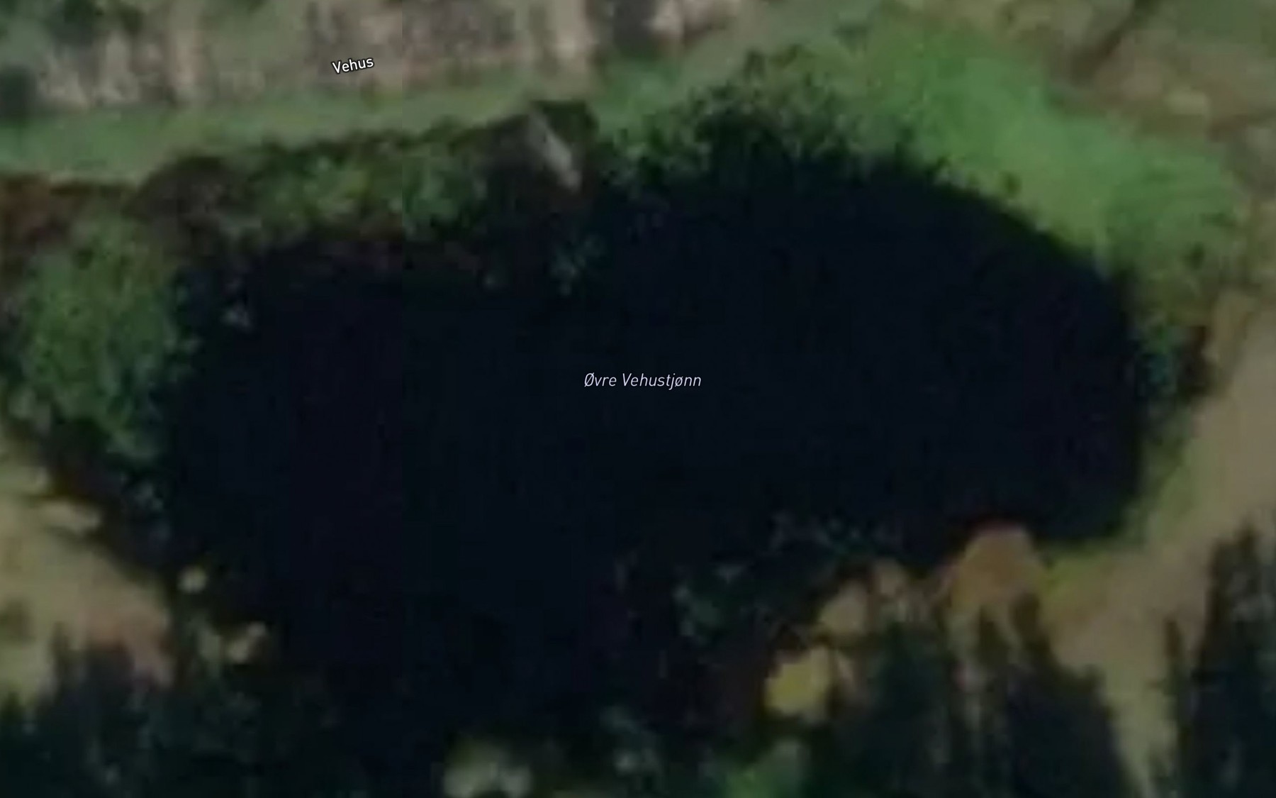 Satellite map of the Ovre Vehustjonn