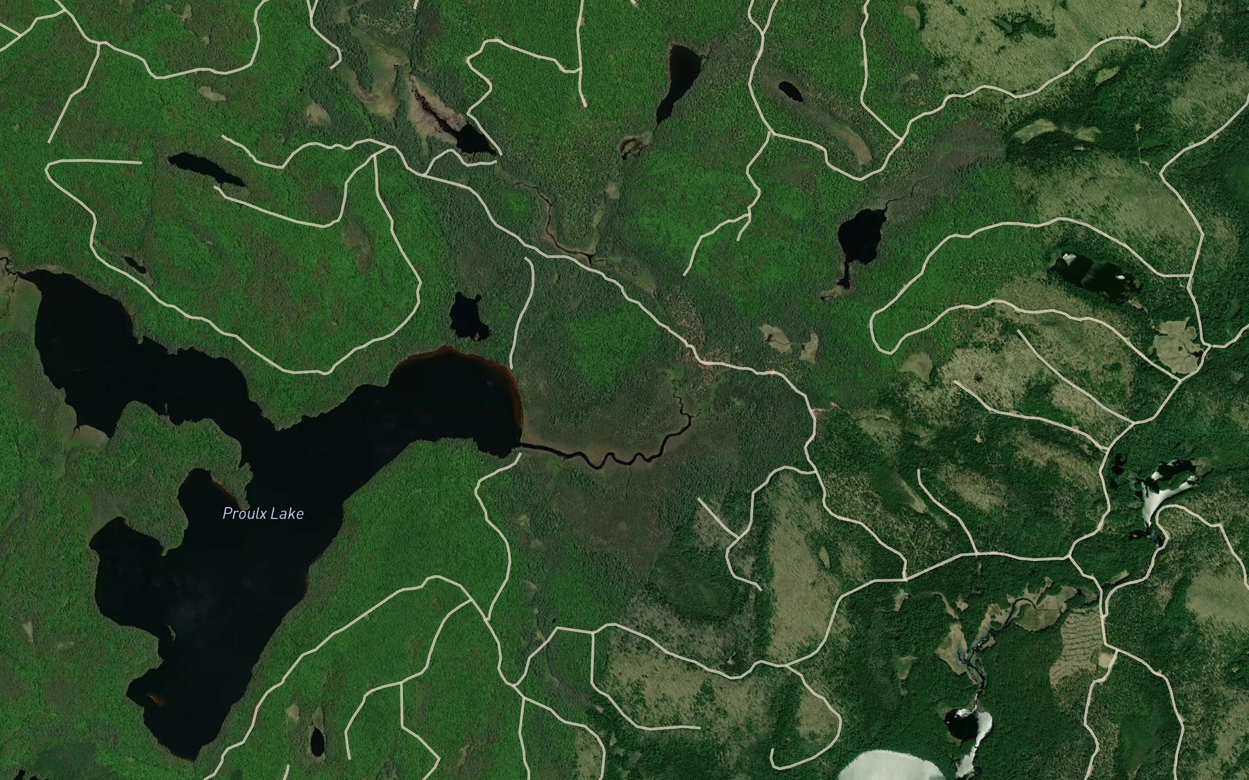 Satellite map of the Koko Creek