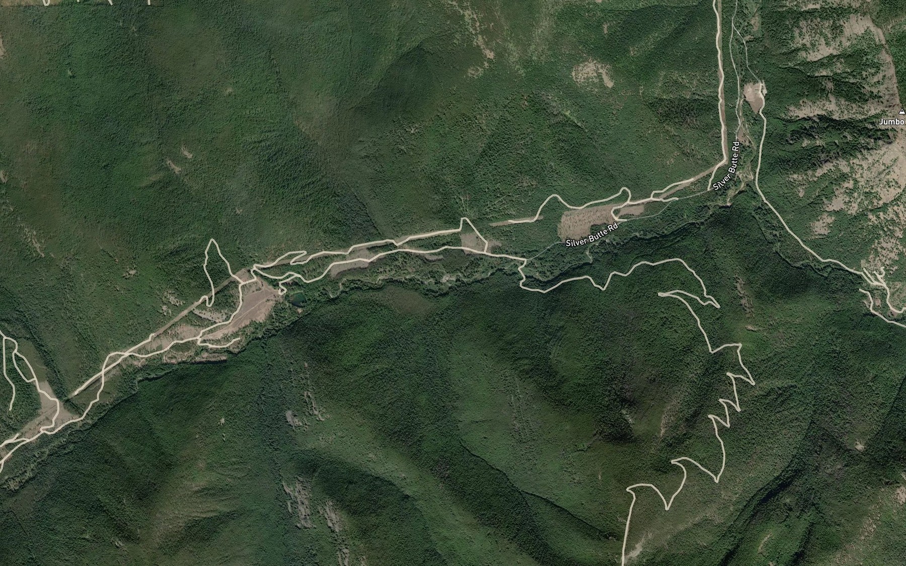 Satellite map of the Spring Creek