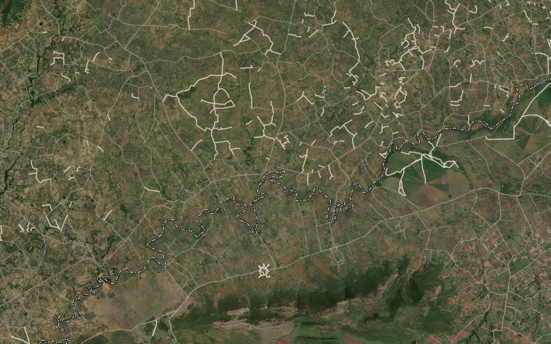 Satellite map of the Kiptunoi